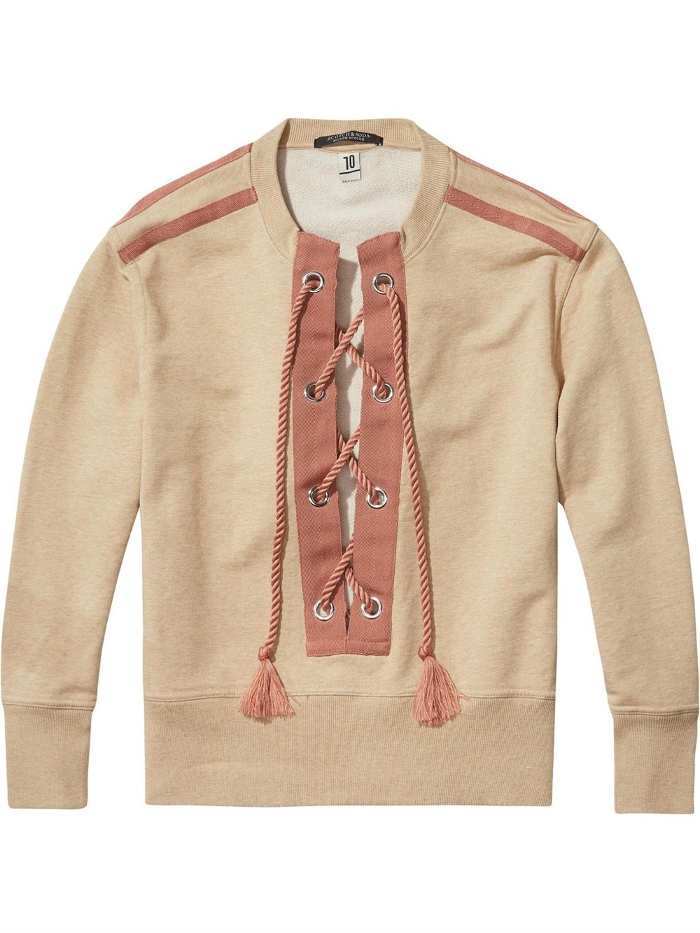 Scotch & Soda Sweater with Front Lacing